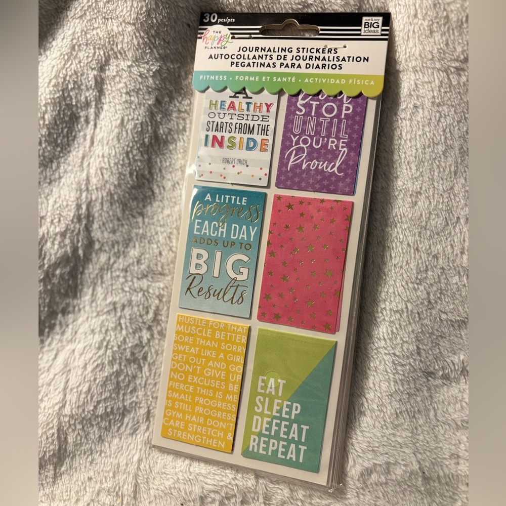 🌟Happy Journaling! 🌈 30-Piece Journaling Sticker Set 🗓️ Never Opened, 📓